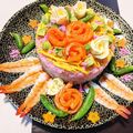 めい♡めい's cooksnap of when they made ひな祭り✿ちらし寿司ケーキ.