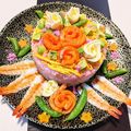 めい♡めい's cooksnap of when they made ひな祭り✿ちらし寿司ケーキ.