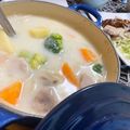 ☆tmy☆'s cooksnap of when they made 簡単！ルクルーゼでホワイトシチュー.