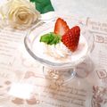 ＊naｰno＊'s cooksnap of when they made レンジで簡単♥濃厚苺のみるくプリン.