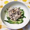 SUNMOONMOM's cooksnap of when they made がっつり鯖缶サラダ.