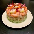 おもちまい's cooksnap of when they made ひな祭りに花ちらし　わんこと一緒に！.