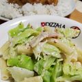 okazakana's cooksnap of when they made キャベツとベーコンの★簡単マカロニサラダ.