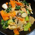 aka0122's cooksnap of when they made チンゲンサイと野菜のオイスターソース炒め.