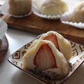 クックSGX7II☆'s cooksnap of when they made チーズケーキいちご大福♪ひなまつり♪.