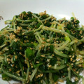 山ネコちゃん's cooksnap of when they made 茹でて和えるだけ♡ 簡単！水菜のナムル.