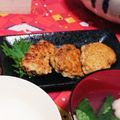 ★にゃんちゅ★'s cooksnap of when they made FPで♪自家製つくね　焼き鳥屋さん風.