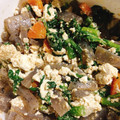 クックHJB3B6☆'s cooksnap of when they made こんなに簡単！美味しい春菊と蒟蒻の白和え.