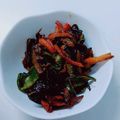 eringi博士's cooksnap of when they made ピーマン・なす・にんじんの味噌炒め.