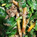 お願いひつじ's cooksnap of when they made 低糖質☆セロリのおかかマヨ炒め.