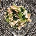 もりはん's cooksnap of when they made お酒のお供に 鶏ささ身と明太子の和え物.