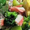 ゆけり３兄弟's cooksnap of when they made お弁当に♬ ブロッコリーとカニカマ和え.