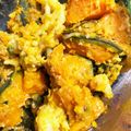ぷぅむぅもく's cooksnap of when they made カリフラワーとかぼちゃの胡麻味噌あえ.