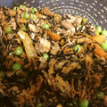burano's cooksnap of when they made サバ缶とひじきの炒め物.