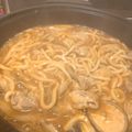 MTKキッチン's cooksnap of when they made 【名古屋飯】鶏ごぼう旨♡味噌煮込みうどん.