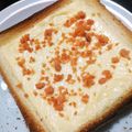 ＊＊ねこ＊'s cooksnap of when they made 鮭フレークとチーズのトースト.
