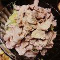 curisupin's cooksnap of when they made 豚しゃぶ♪キャベツ・豚しゃぶしゃぶ用・鍋.