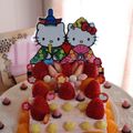 シュウ♪'s cooksnap of when they made ロールケーキ★アンパンマンひな祭りケーキ.