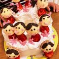 もこです's cooksnap of when they made お雛様ケーキ.
