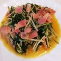 ありんこ☆★'s cooksnap of when they made 水菜とベーコンのコンソメ炒め.