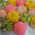 めーぷるなっつ's cooksnap of when they made 手まり寿司＊ひな祭り.