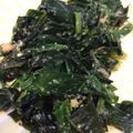 105♡'s cooksnap of when they made 小松菜とワカメの酢味噌あえ.
