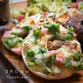 ＢＲＯＷＮ's cooksnap of when they made ベーグルトーストღねぎチーズベーコン.