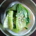 307号室's cooksnap of when they made チンゲン菜のスープ和え.