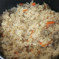 三つ星母ちゃん's cooksnap of when they made 簡単！ごぼうと豚ひき肉の炊き込みご飯.