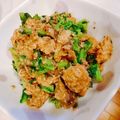 ちびこりん55's cooksnap of when they made 菜の花×鯖味噌缶♡たっぷり胡麻和え！.