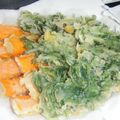R1NR1N's cooksnap of when they made カニかまの天ぷら　★お弁当に色鮮やか★.