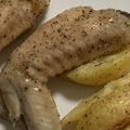 MULA's cooksnap of when they made 鶏手羽先オーブン焼きついでにじゃがいも.