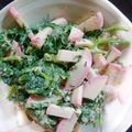 ＭＩ−ＳＡＮ's cooksnap of when they made 春菊とカマボコの簡単サラダ.