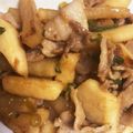 丸顔の妖精's cooksnap of when they made 大根と豚小間の味噌にんにく炒め.