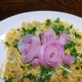 yurikako's cooksnap of when they made ＊薔薇大根deハートのちらし寿司ケーキ＊.
