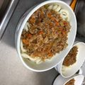 choco831's cooksnap of when they made 大好きだった給食「ソフト麺肉味噌ソース」.