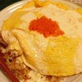ぷる山すーちん's cooksnap of when they made シーフードオムライス☆マヨ明太ソース.