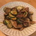 みやさっこ's cooksnap of when they made ナスとズッキーニのオイスター炒め.