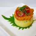 LiLiCo2's cooksnap of when they made マッシュポテトとサーモンのセルクルサラダ.