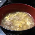クックZWVLKE☆'s cooksnap of when they made 余った餃子の具でおいしいスープ.