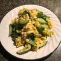 栗丸うさぎ's cooksnap of when they made 時短レシピ♪胡瓜とタマゴの炒め.
