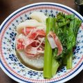 クックLJ2W4Q☆'s cooksnap of when they made 春大根の煮物〜菜の花と蟹のあんかけ〜.