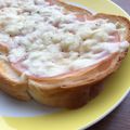 ふたごママちゃん's cooksnap of when they made ハムチーズ＊トースト.