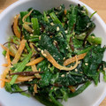 ポメちょん's cooksnap of when they made ひじきとほうれん草のナムル♪簡単お弁当.