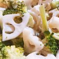 sakuranbo姫's cooksnap of when they made レモンさっぱり☆蓮根ブロッコリーのサラダ.