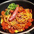 ダッフィーニーうに's cooksnap of when they made 簡単セロリ入りナポリタン.
