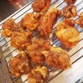 はらぺこ☆きっず's cooksnap of when they made 天ぷら粉で鶏のから揚げ（ザンギ）.