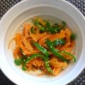 ジョングレ's cooksnap of when they made ニンジンとピーマンのナムル.