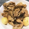 Bunnirella's cooksnap of when they made 旦那絶賛の豚こま丼ぶり.