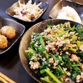 kmbvf's cooksnap of when they made ☆ほうれん草の肉味噌和え☆.